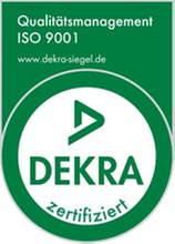 © DEKRA Siegel des Logo DEKRA Qualitätsmanagement Zertifikat