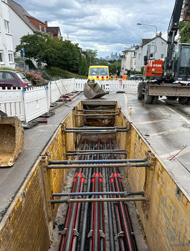 Baustelle Stromnetz