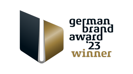 Siegel des German Brand Award 2023