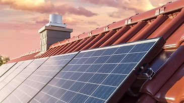 Photovoltaikanlage auf einem Dach