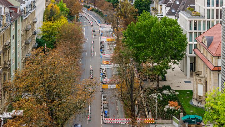 Luftaufnahme Bockenheimer Landstrasse