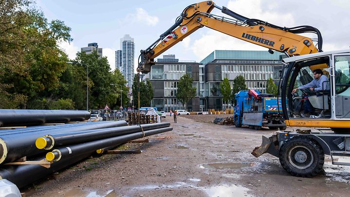 Baustelle Frankenallee