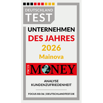 Preissieger Mainova Siegel von Focus Money