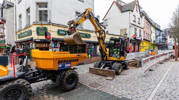 Baustelle Alt-Sachsenhausen