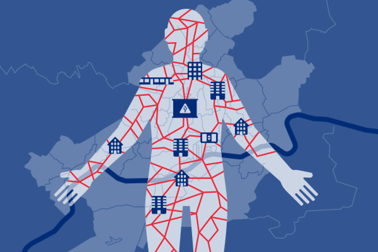Grafik Stromnetzausbau Deutschlandkarte